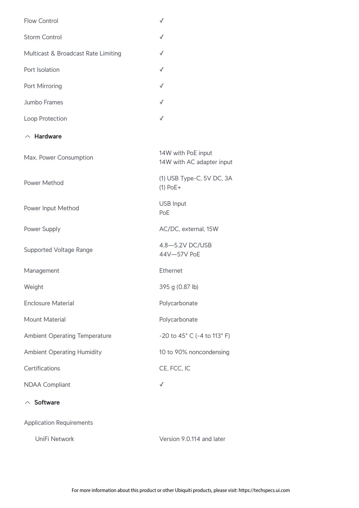 Ubiquiti UniFi Flex 2.5G 8 Port 2.5G with 10G Combo Uplink