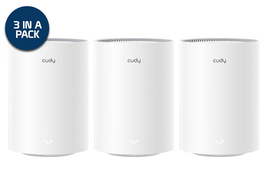 Cudy Dual Band WiFi 7 3600Mbps Gigabit Mesh Router (3-Pack)