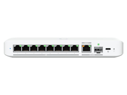 Ubiquiti UniFi Flex 2.5G 8 Port 2.5G with 10G Combo Uplink