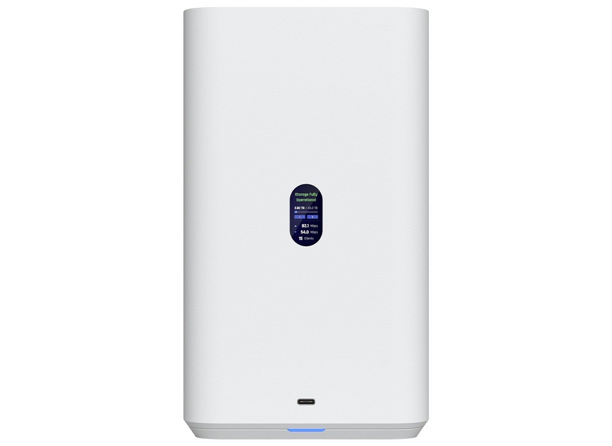 Ubiquiti UniFi White UNAS 2.5Gbps Ethernet 2x 3.5" HDD bays