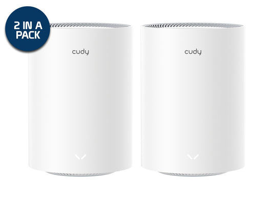 Cudy Dual Band WiFi 7 3600Mbps Gigabit Mesh Router (2-Pack)