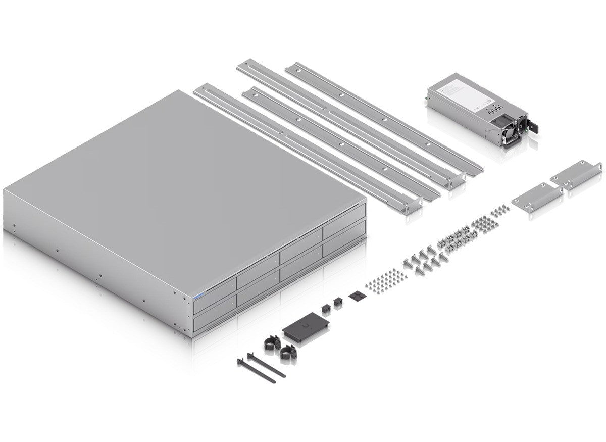 Ubiquiti UniFi NAS Pro 8 2U 8 Drive Bays 2 NVMe Slots and 10Gbps Ethernet