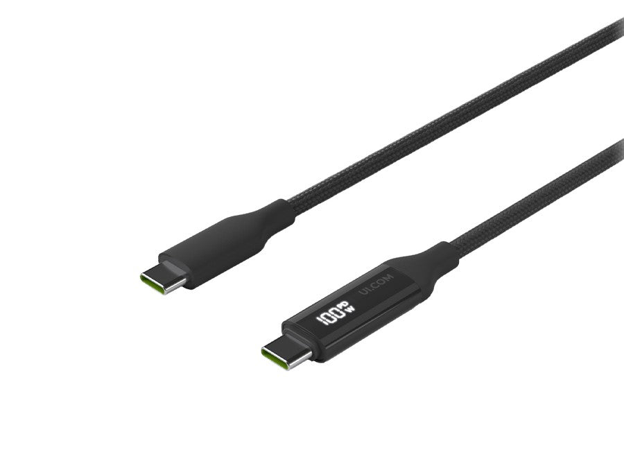 Ubiquiti USB-C Cable with Charge Display Black