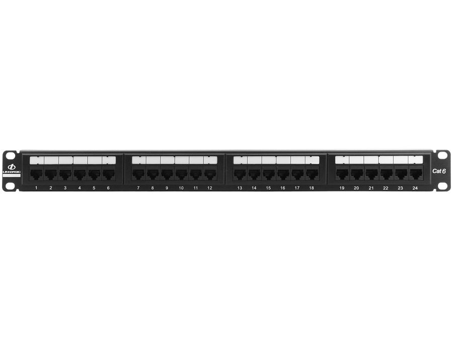 Linkbasic 24 Port Cat6 Rack Mount Patch Panel – Mr Satellite