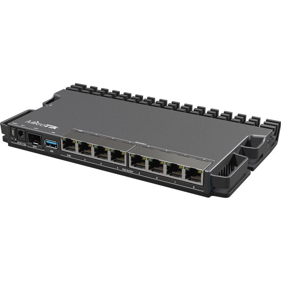 MikroTik 7 Gigabit 1x 2.5Gbps 1SFP+ 4 Core PoE Router | RB5009UPr+S+IN