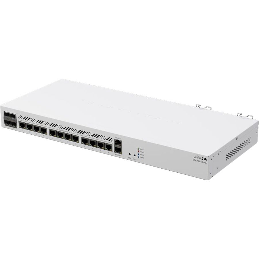 MikroTik Cloud Core 12 Port Gigabit 4SFP+ 16 Core Router | CCR2116-12G-4S+