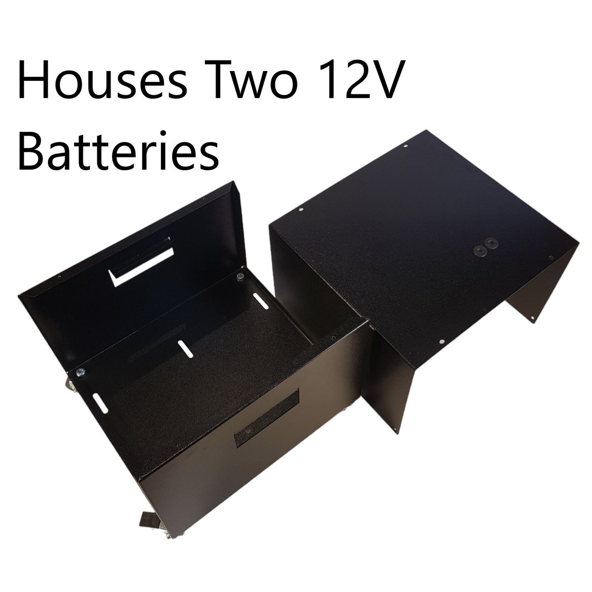 UPS/Inverter Metal Box Trolley For 2 x 12 V Battery