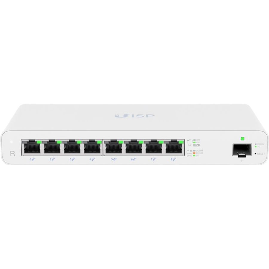 Ubiquiti UISP Router 8 Port Gigabit PoE 110W 1SFP | UISP-R