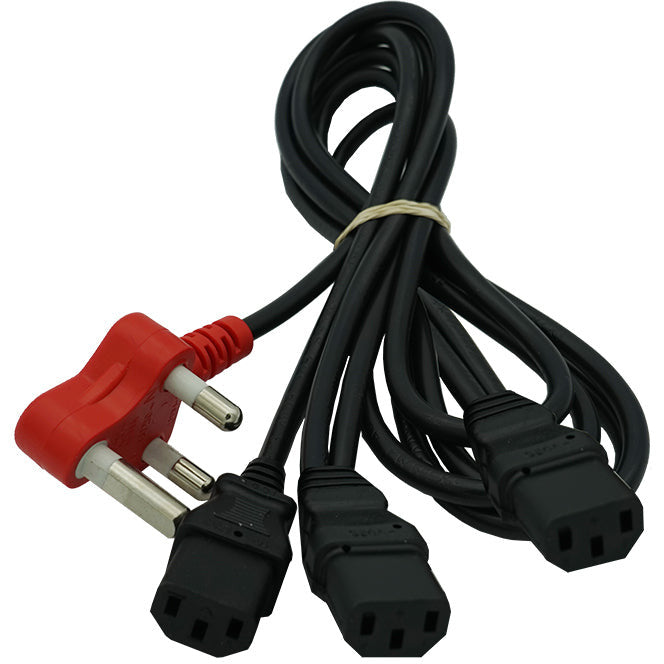 Dedicated 3 Way IEC Power Cable