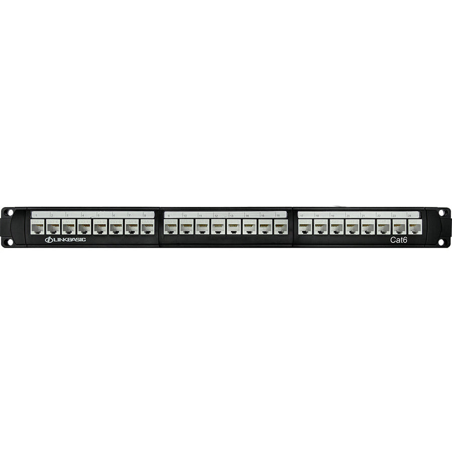 Linkbasic 24 Port Cat6 Rack Mount Patch Panel – Mr Satellite