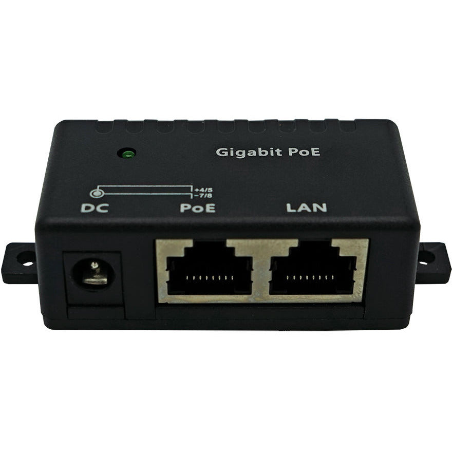 Single Port Gigabit Passive PoE Injector