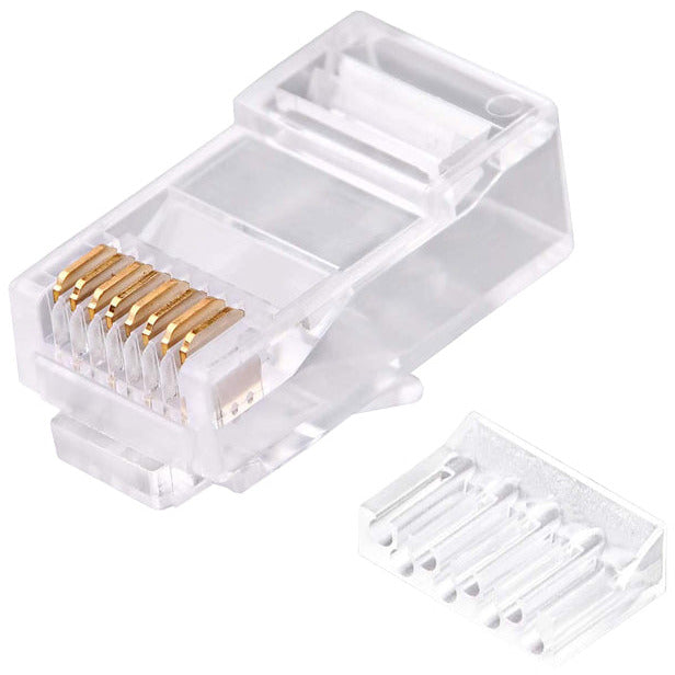 Linkbasic RJ45 Cat6a UTP Modular Plug. (Termination) - 20 plug units ...