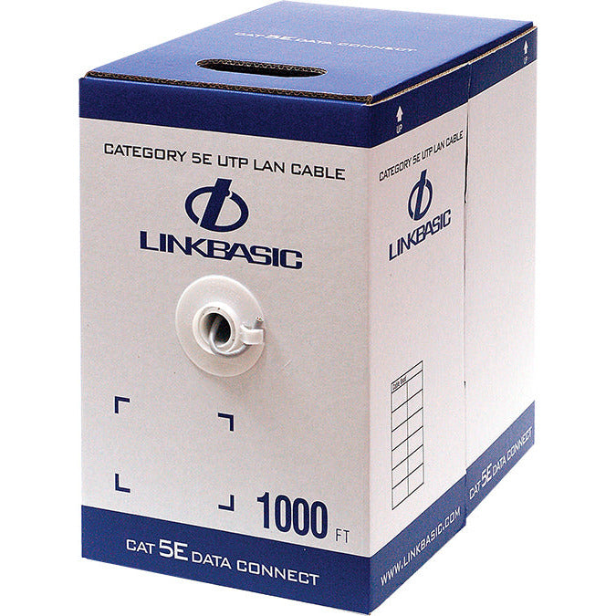 Linkbasic 305M Box Cat5e Stranded Grey UTP Network Cable